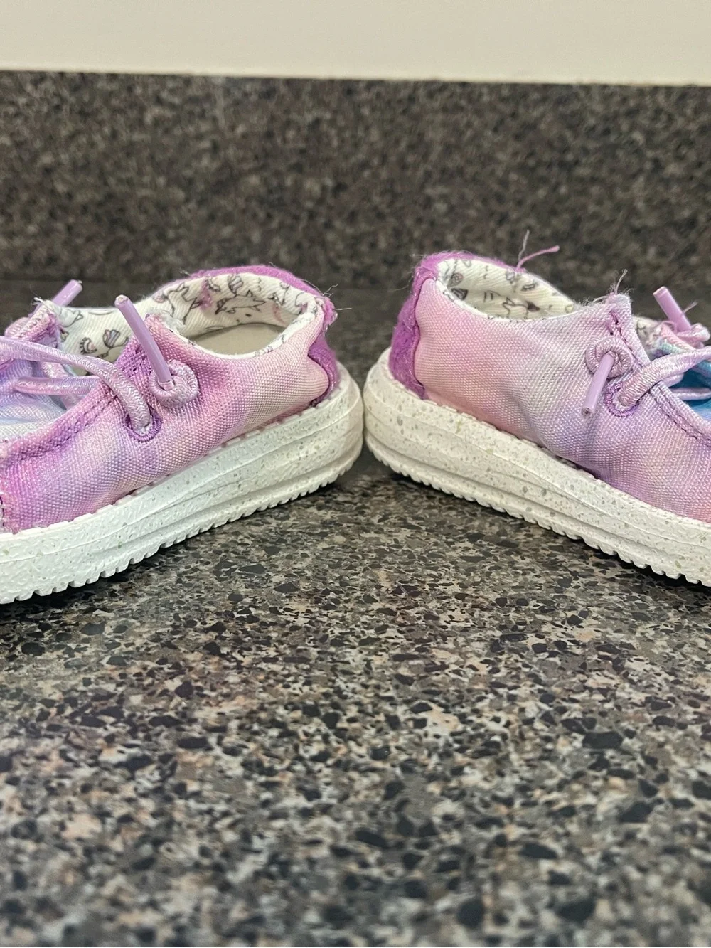 Hey Dude Shoes Toddler Girl K5  Wendy Dreamer Tie Dye Blue Pink Purple